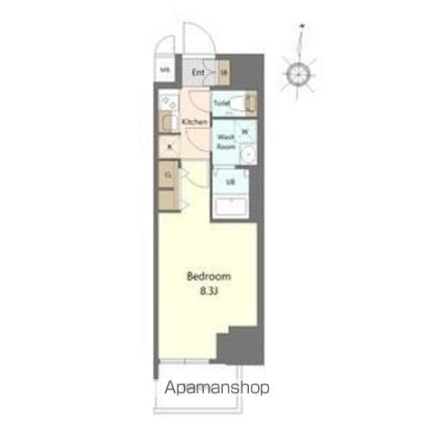 SーRESIDENCE高岳BRESAの間取り写真