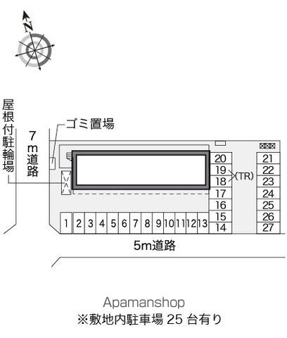 レオパレスＲＩＯ　ＤＥ　ＮＡＧＡＲＡ 307 ｜ 岐阜県岐阜市早田東町１０丁目0-6（賃貸マンション1K・3階・23.18㎡） その15