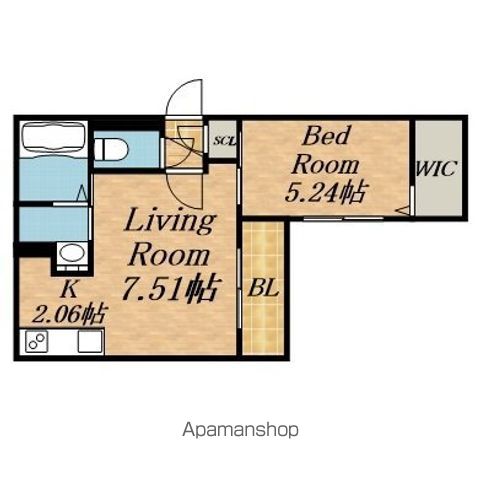 SーRESIDENCE琴似本通AVANTAの間取り写真