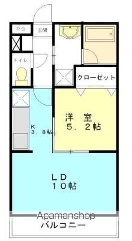 小田急電鉄小田原線 渋沢駅 徒歩20分 3階建 築16年の間取り写真