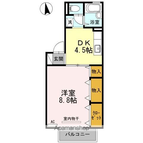 ドミール古川 A棟の間取り写真