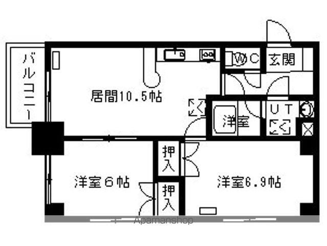 メープル桑園駅の間取り写真