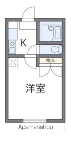 レオパレスウェストコートの間取り写真