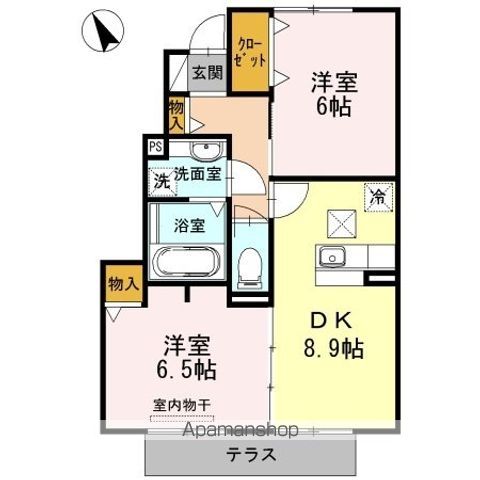 グレイス鶴が沢 A棟の間取り写真