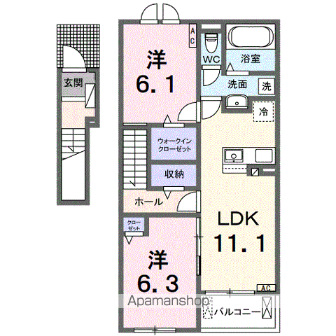 TOMY・Kの間取り写真