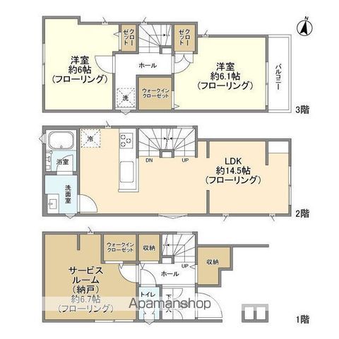 ＫＯＬＥＴ浦和領家の間取り