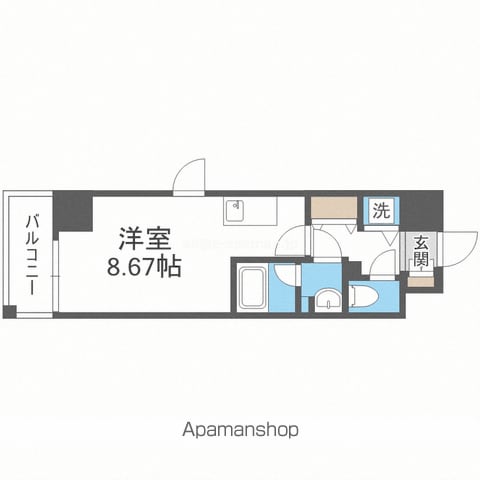 JMFレジデンス大阪福島の間取り写真