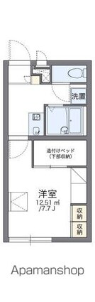 レオパレス日夏[1K/21.81m2]の間取図