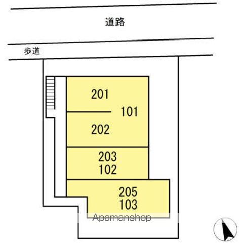 【府中市緑町のアパートの写真】