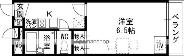 レオパレスアルモニIIの間取り写真