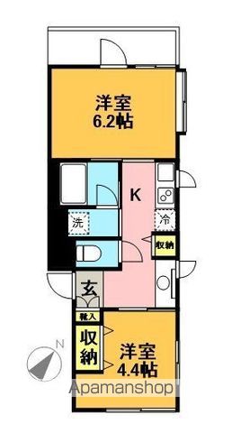 クーカイテラス代田橋の間取り写真