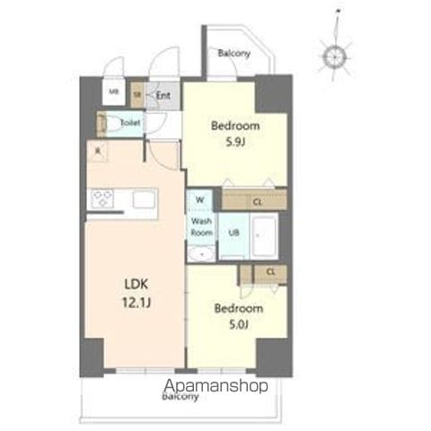 SーRESIDENCE高岳ARDENTの間取り写真