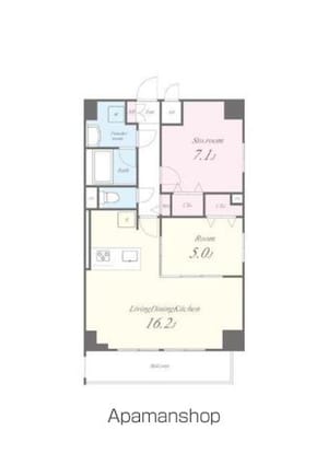 第一辻ビル[1SLDK/62.14m2]の間取図