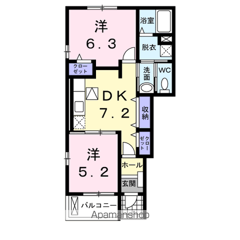 デスパシオAの間取り写真
