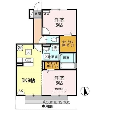 DーROOMなごみの間取り写真