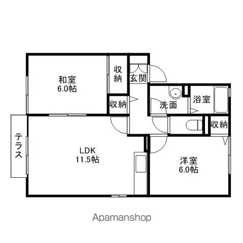 グリーンレイクの間取り