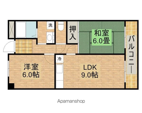 高師浜シーサイドマンションIの間取り写真