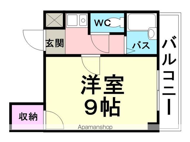 クレールステュディオの間取り写真