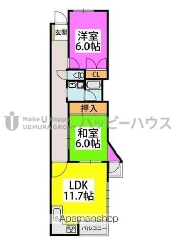 コーポラティブハウス春日の間取り写真