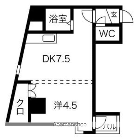 MAISON KAMUY KITAMARUYAMAの間取り写真