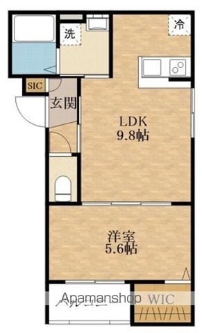 RAFFINE貝塚の間取り写真