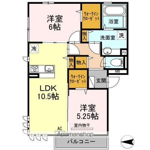 アルブルの間取り写真