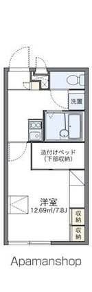 レオパレスメゾン前沖[1K/21.81m2]の間取図