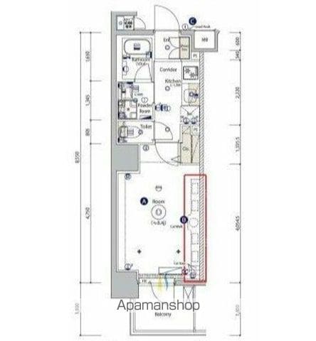 ＳＹＮＥＸ　ＹＯＫＯＨＡＭＡ－ＡＯＫＩＣＨＯの間取り