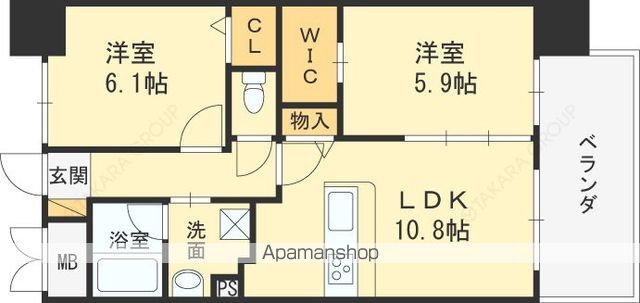 ベリー海老江の間取り写真
