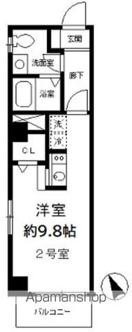 シャリオかっぱ橋の間取り