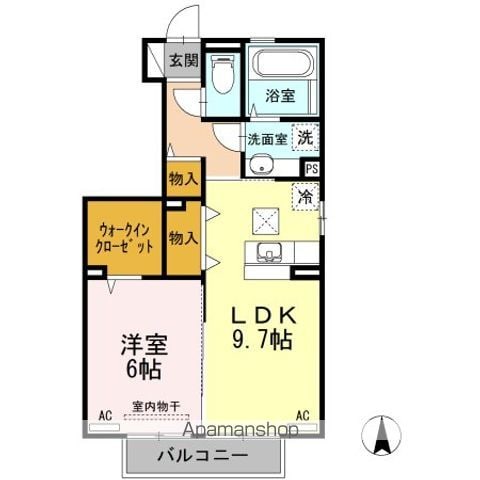 プランドール A棟の間取り写真