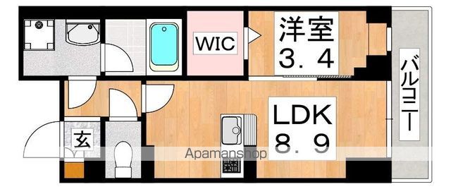 サザンクレストなんば南の間取り写真