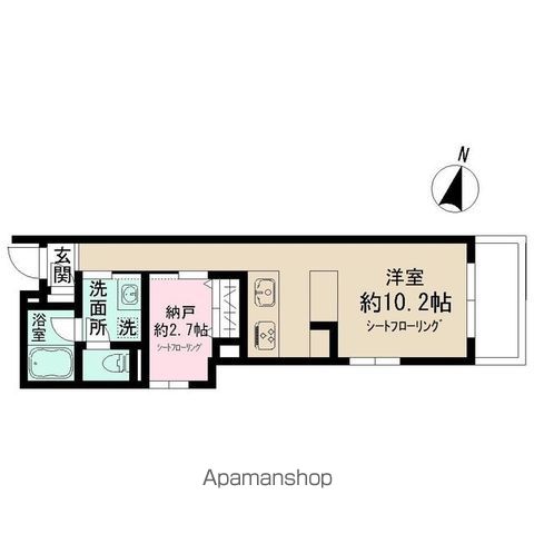 ADMIRAL HIMONYAの間取り写真