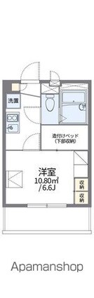レオパレスＭ　Ｏ[1K/19.14m2]の間取図