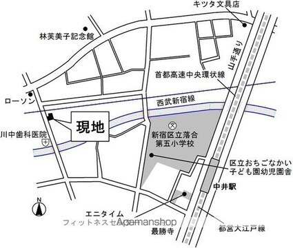 東京都新宿区中井１丁目[1LDK/36.87m2]のその他内装