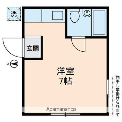 マイハウスＴＯＧＯ[1R/18m2]の間取図