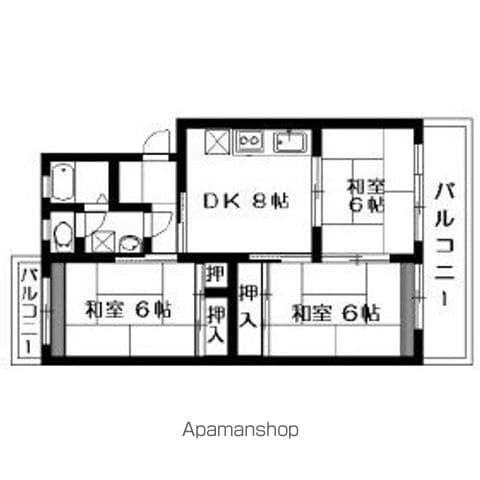 エミネント香椎の間取り