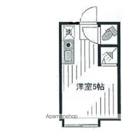 東京都中野区野方１丁目[1R/9.66m2]の間取図