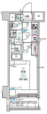 杉並区高井戸東のマンションの間取り