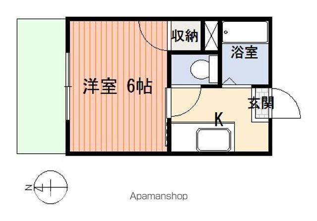 シャルルコーポ紫原の間取り写真