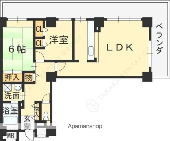 ラピタス31西宮の間取り写真