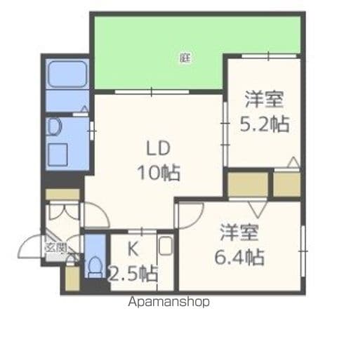 アスパイア南郷通の間取り写真