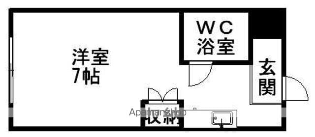 アルファビル大通西17の間取り写真