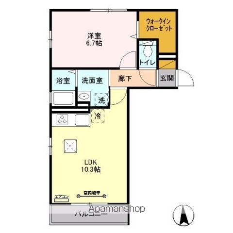 セジュールウィット氷川の間取り写真