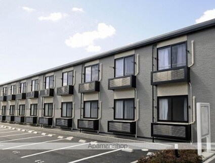 レオパレス蒼　Ⅱ[1K/23.61m2]のバルコニー