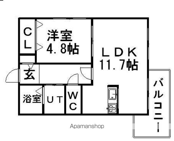 グランメゾン栄通の間取り写真
