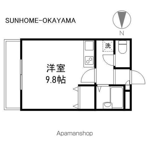 アーバンコーポ黒住の間取り写真