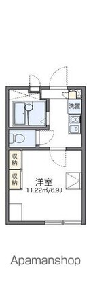 レオパレスエスポワール[1K/20.4m2]の間取図