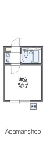 レオパレス東金町第6の間取り写真