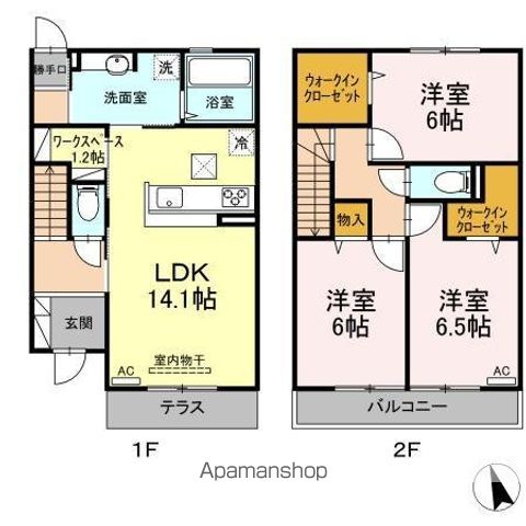 プランドールの間取り写真